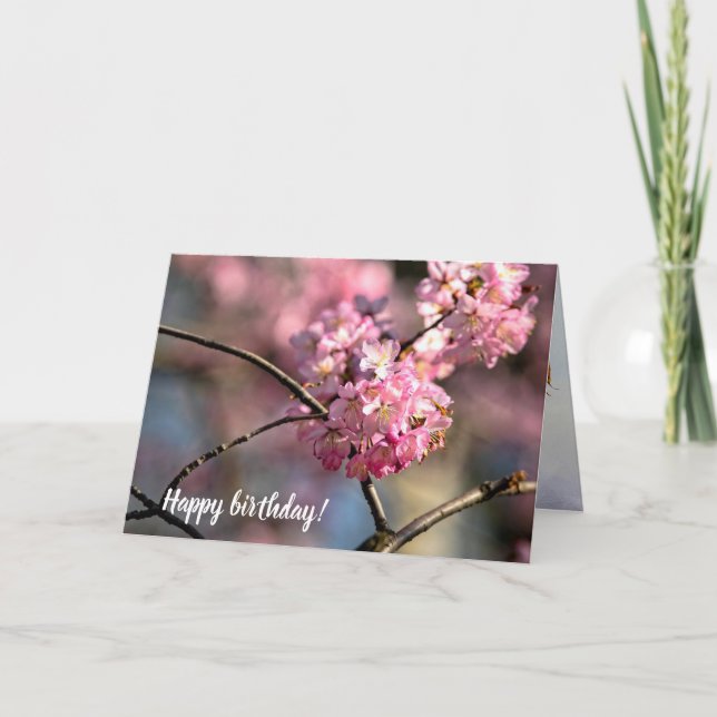 Carte Écrasement Des Brindilles Du Sakura Tree Dans Le J (Devant)