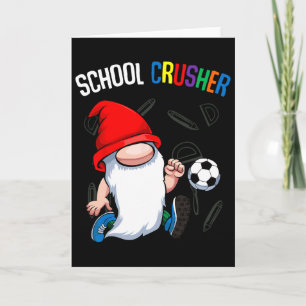 Carte Écraser l'école Ck à l'école Gnome mignon étudiant