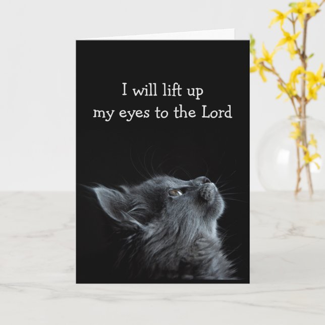 Carte Écriture biblique inspirante pour les moments diff (Fleur jaune)