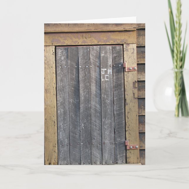 Carte Écriture dans la fenêtre (Devant)