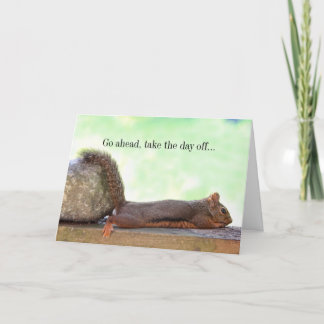 Carte Écureuil de Lazy