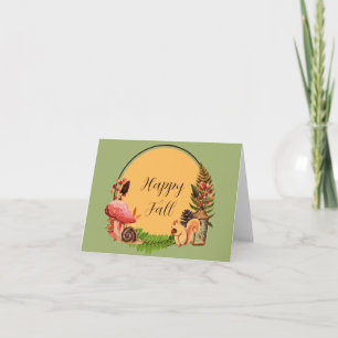 Carte Écureuil et nature avec texte personnalisable