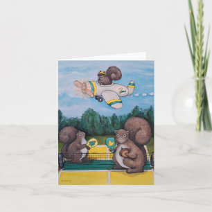 Carte écureuils de canard