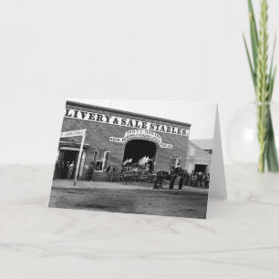 Carte Écurie de livrée, 1865