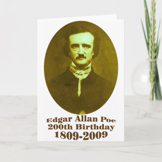 Carte Edgar Allan Poe (Devant)