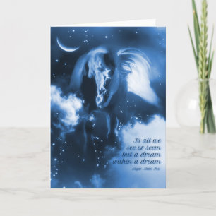 Carte Edgar Allan Poe A Dream Within A Dream With Horse 
