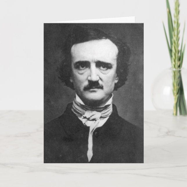 Carte Edgar Allan Poe Portrait (Devant)