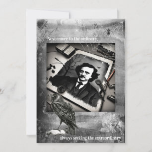 Carte Edgar Allen Poe Card