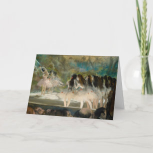 Carte Edgar Degas - Ballet à l'Opéra de Paris