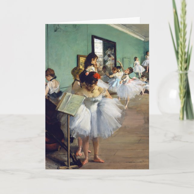 Carte Edgar Degas - Classe Danse (Devant)