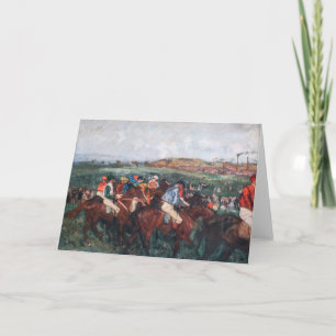 Carte Edgar Degas - Course de gentlemen