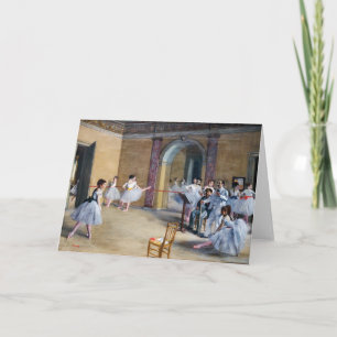 Carte Edgar Degas - Dance Foyer, Opéra rue Le Peletier