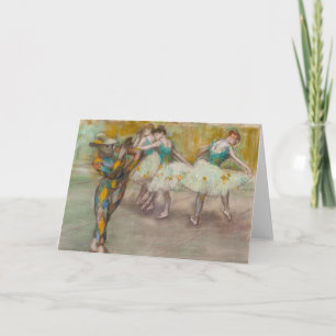 Carte Edgar Degas - Danse de l'Arlequin