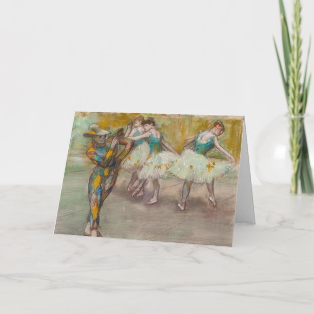 Carte Edgar Degas - Danse de l'Arlequin (Devant)