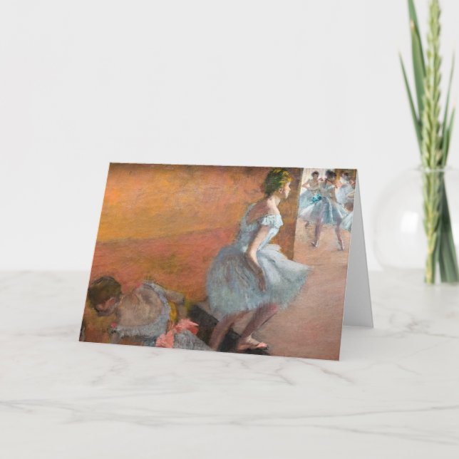 Carte Edgar Degas - Danseurs Escalade d'un escalier (Devant)