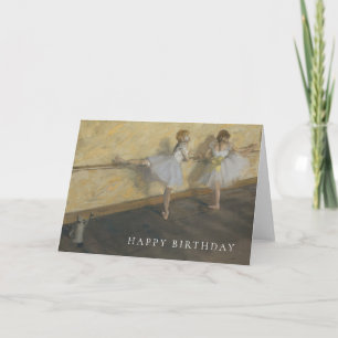 Carte Edgar Degas   Danseurs Pratiquant au Barre
