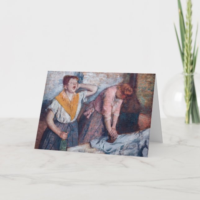 Carte Edgar Degas - Femmes en repassage (Devant)