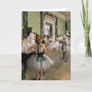 Carte Edgar Degas - La Classe de danse