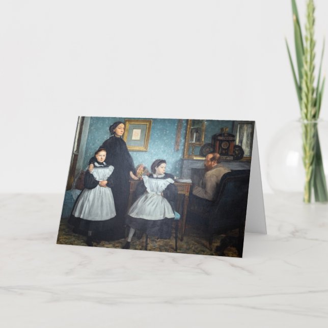Carte Edgar Degas - La famille Bellelli (Devant)