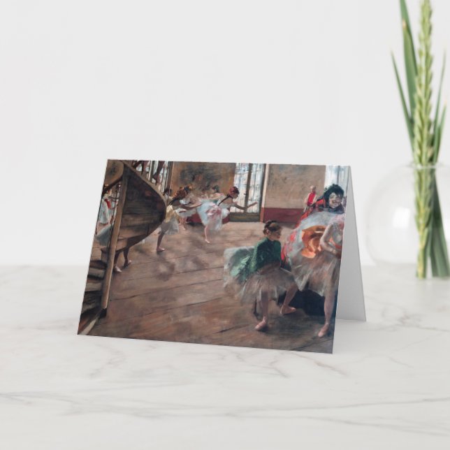 Carte Edgar Degas - La répétition (Devant)