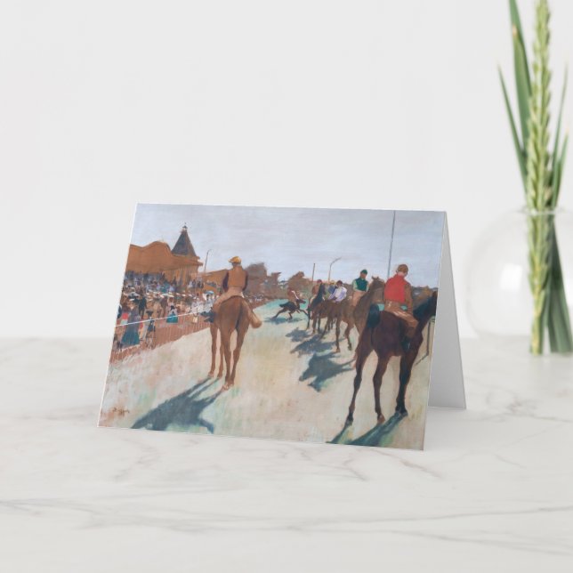 Carte Edgar Degas - Le Défilé (Devant)