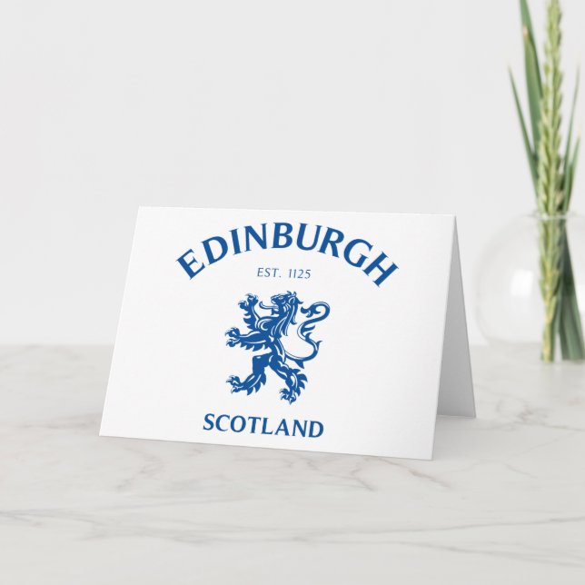 Carte EDIMBOURG Écosse (Devant)