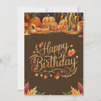 Carte Editable Pastel Citrouille Automne Automne Automne