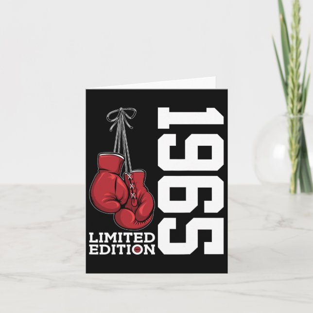 Carte Edition limitée 1965 Boxer 60e Anniversaire Boxing (Devant)