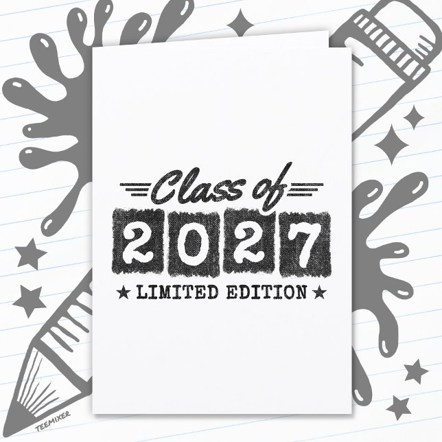 Carte Édition limitée de fin d'études Classe terminale 2 (Créateur téléchargé)