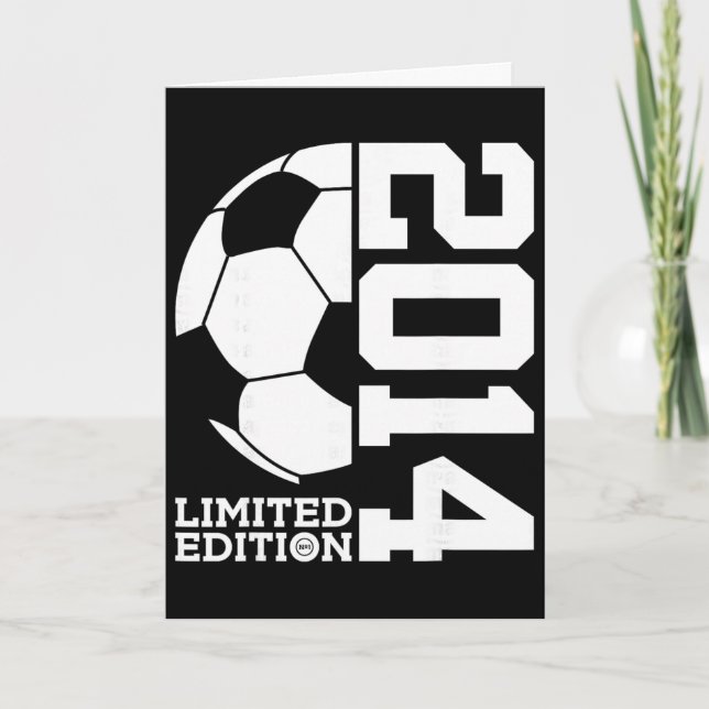 Carte Édition limitée Football 12e Anniversaire 2014  (Devant)
