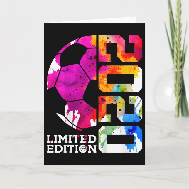 Carte Édition limitée pour le 6ème anniversaire de footb (Devant)