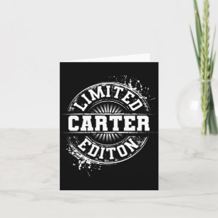 Carte Édition Mensonge de Carter Blague Nom Personnalisé