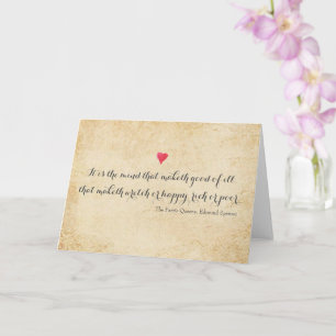 Carte Edmund Spenser citation poète anglaise du XIVe siè