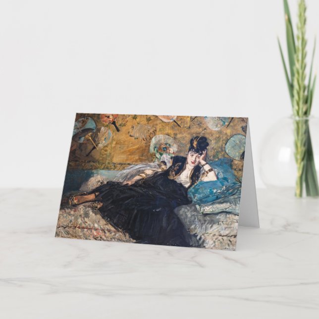 Carte Edouard Manet - Dame aux Éventails (Devant)