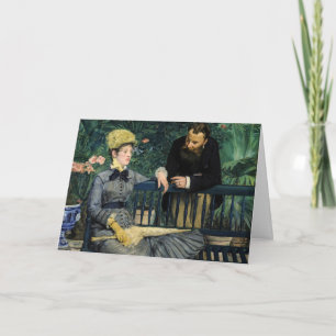 Carte Edouard Manet - Dans la serre