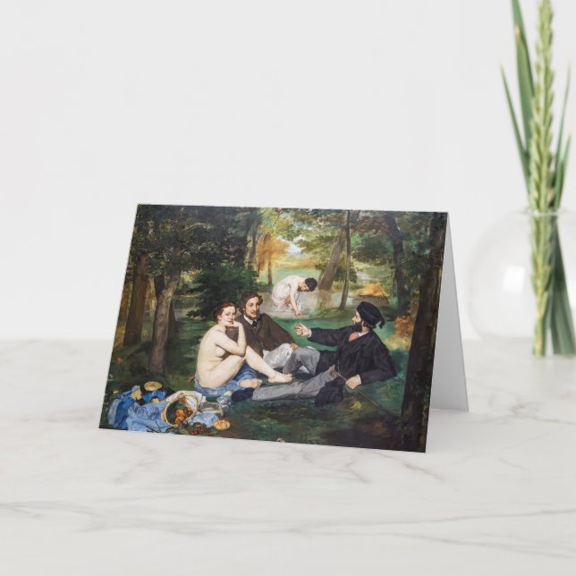 Carte Edouard Manet - Le déjeuner sur l'herbe (Devant)