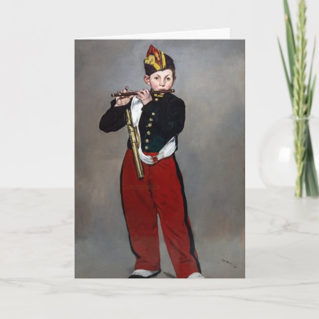 Carte Edouard Manet - Le Fifre / Jeune flûtiste (Devant)