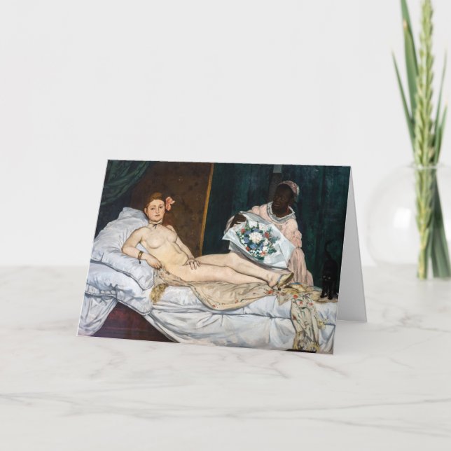 Carte Edouard Manet - Olympia (Devant)