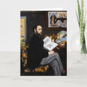 Carte Edouard Manet - Portrait d'Emile Zola