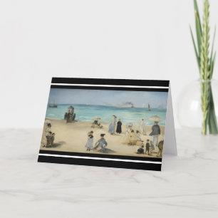 Carte Edouard Manet - Sur la plage, Boulogne-sur-Mer