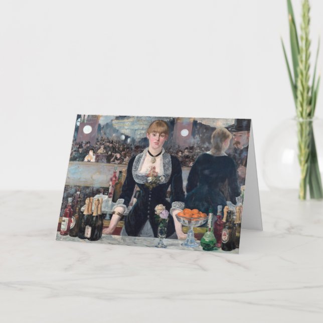 Carte Edouard Manet - Un bar aux Folies-Bergere (Devant)
