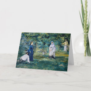Carte Edouard Manet - Une partie de croquet