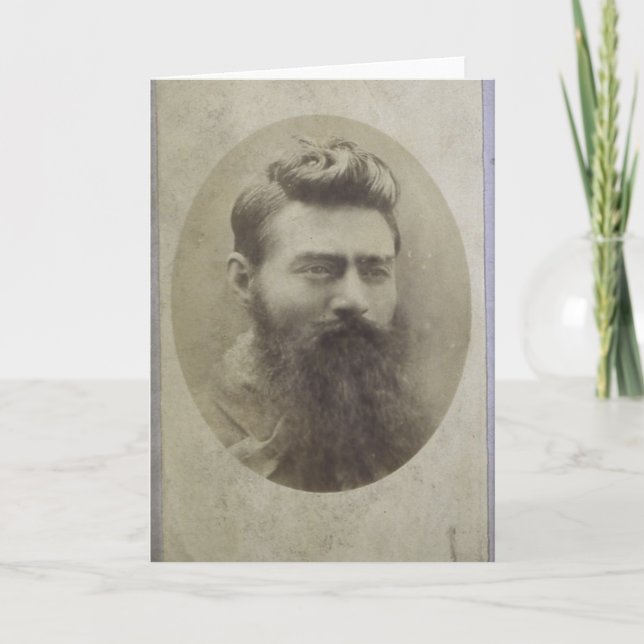 Carte Edouard (Ned) Kelly, âge 25 (Devant)