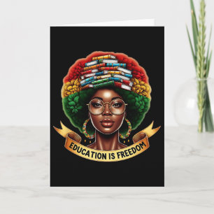Carte Éducation du Mois de l'histoire des Noirs est la l