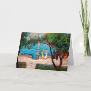 Carte Edvard Munch - Danse sur la plage