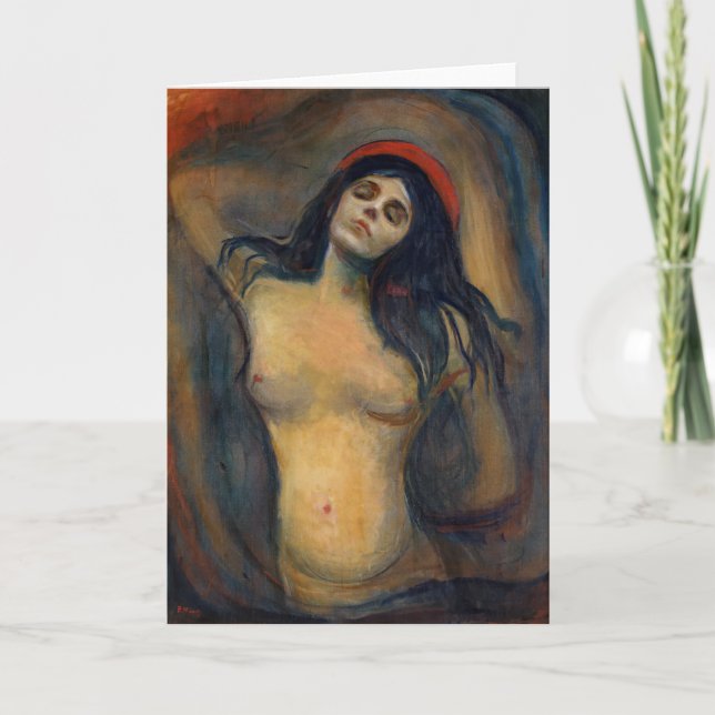 Carte Edvard Munch - Madonna (Devant)