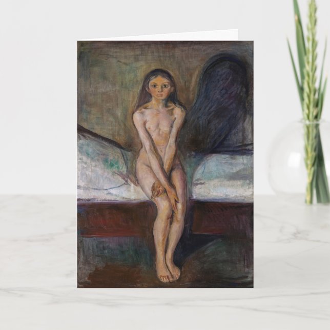 Carte Edvard Munch - Puberté (Devant)