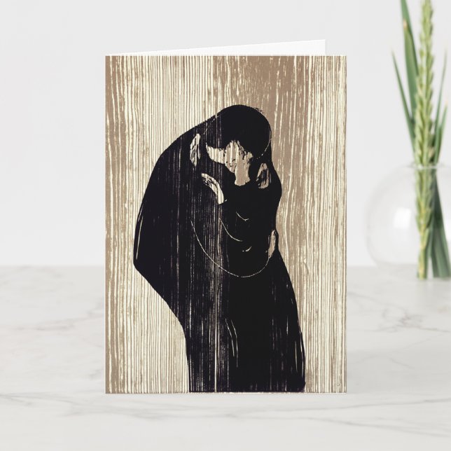 Carte Edvard Munch - The Kiss IV (Devant)