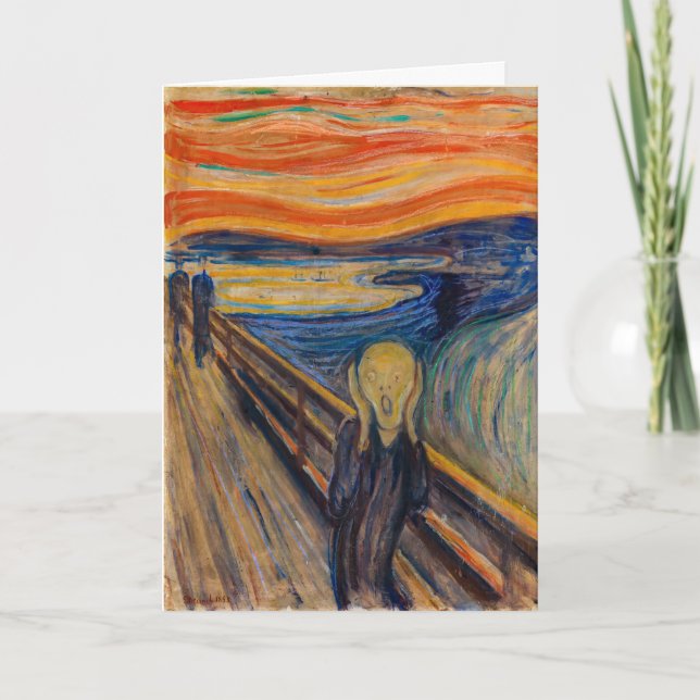 Carte Edvard Munch - The Scream 1893 (Devant)