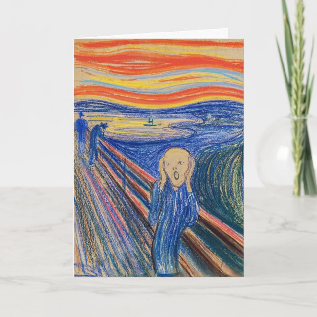 Carte Edvard Munch - The Scream 1895 (Devant)